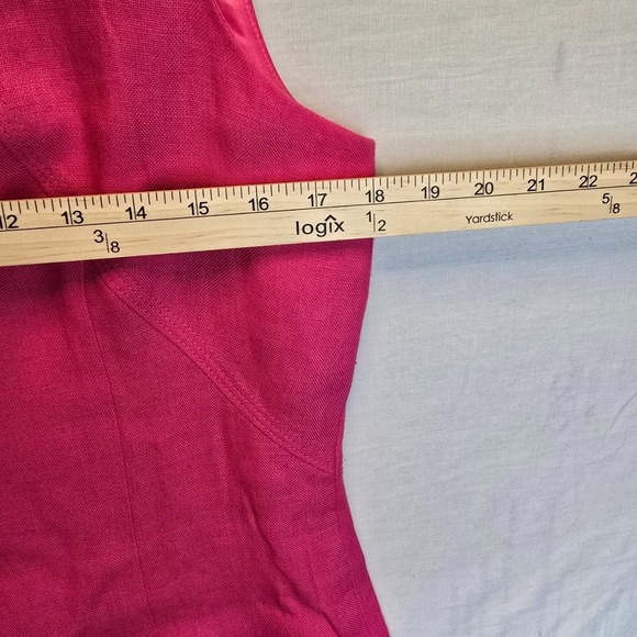 Talbots NWT Women's Pink‎ Sleeveless Knee Length Career Dress - Picture 8 of 9